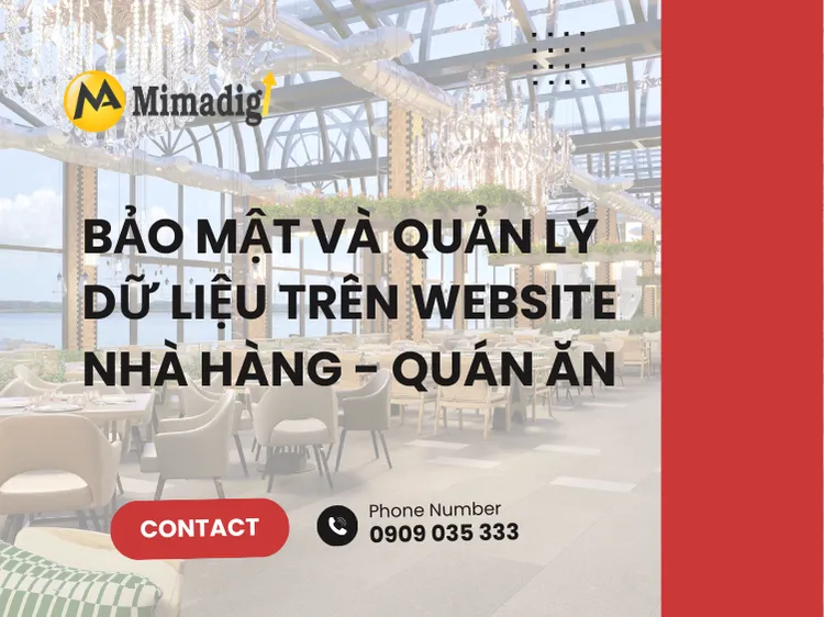 Security and Data Management on Restaurant - Eatery Websites at mima