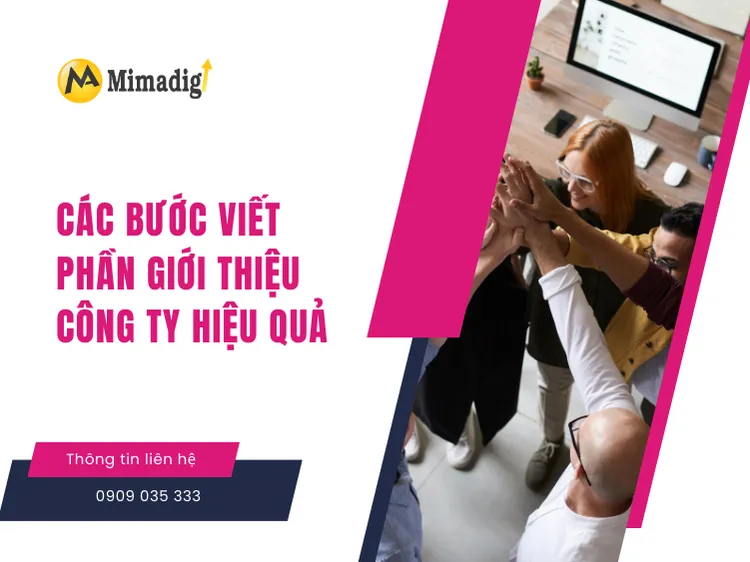Các bước viết phần giới thiệu công ty hiệu quả tại mima