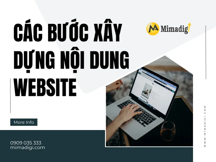 Các bước xây dựng nội dung website tại mima