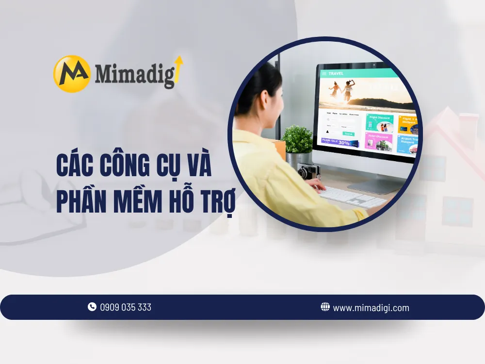 Các công cụ và phần mềm hỗ trợ thiết kế website công ty phần mềm tại mima