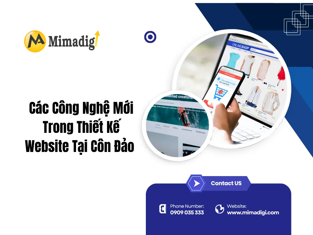 Các Công Nghệ Mới Trong Thiết Kế Website Tại Côn Đảo tại mima