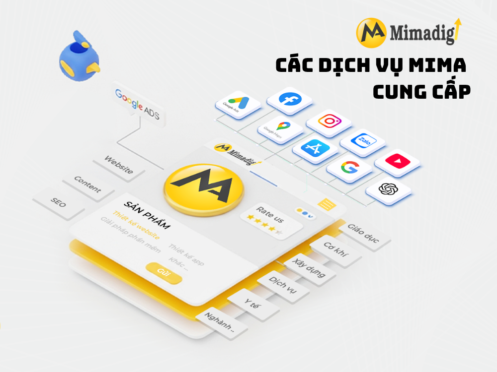 Các dịch vụ MIMA cung cấp tại mima