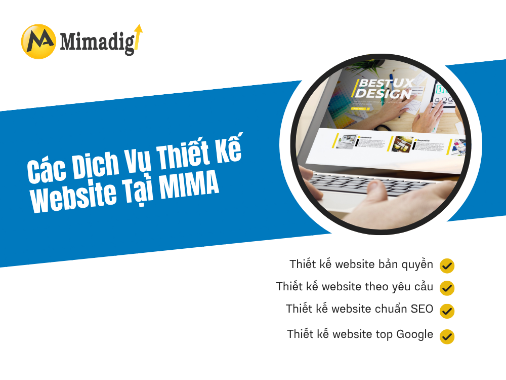 Các Dịch Vụ Thiết Kế Website Tại MIMA tại mimadigi