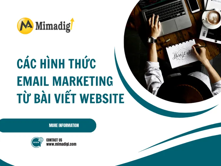 Các hình thức email marketing từ bài viết website tại mima