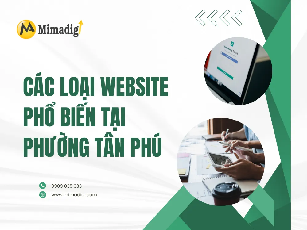 Các Loại Website Phổ Biến Tại Phường Tân Phú tại mima