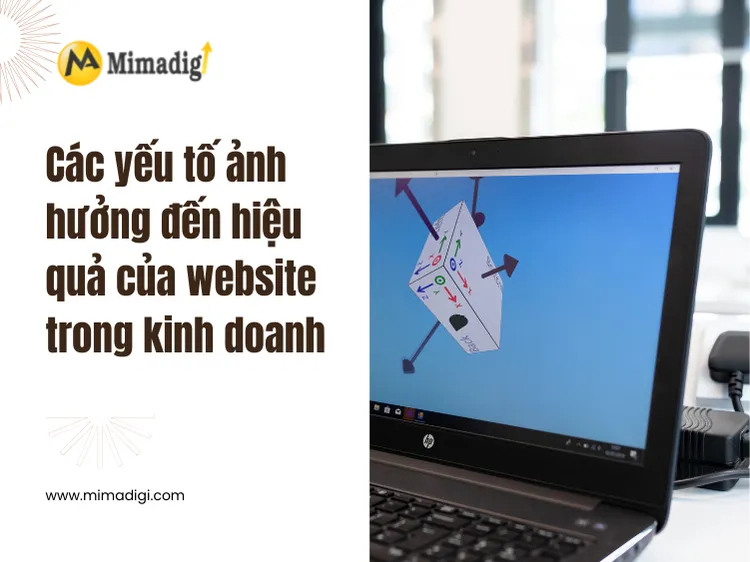 Các yếu tố ảnh hưởng đến hiệu quả của website trong kinh doanh tại mima