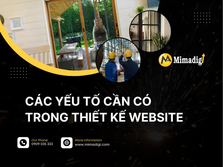 Các yếu tố cần có trong thiết kế website sửa cửa cuốn – cửa kính tại mima