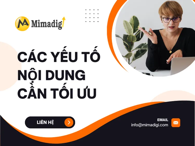 Các yếu tố nội dung cần tối ưu tại mima