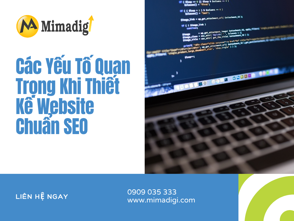 Các Yếu Tố Quan Trọng Khi Thiết Kế Website Chuẩn SEO tại mima