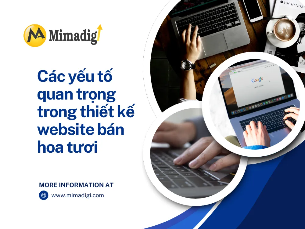 Các yếu tố quan trọng trong thiết kế website bán hoa tươi tại mima