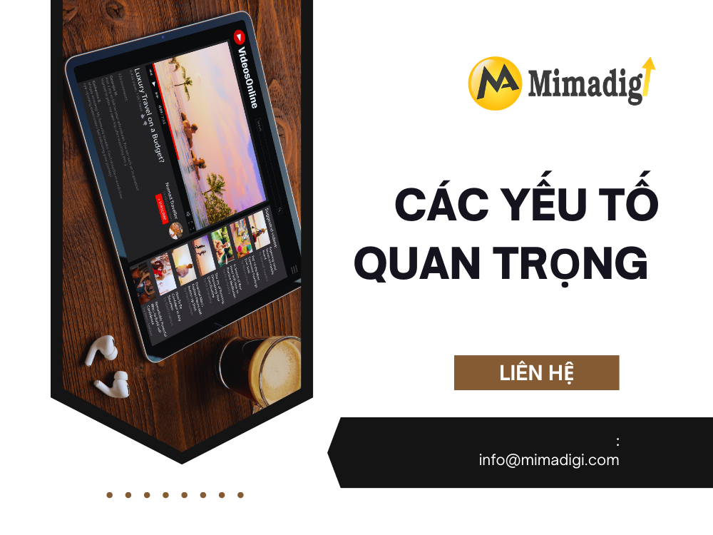 Các yếu tố quan trọng trong thiết kế website bán máy ảnh kỹ thuật số tại mima