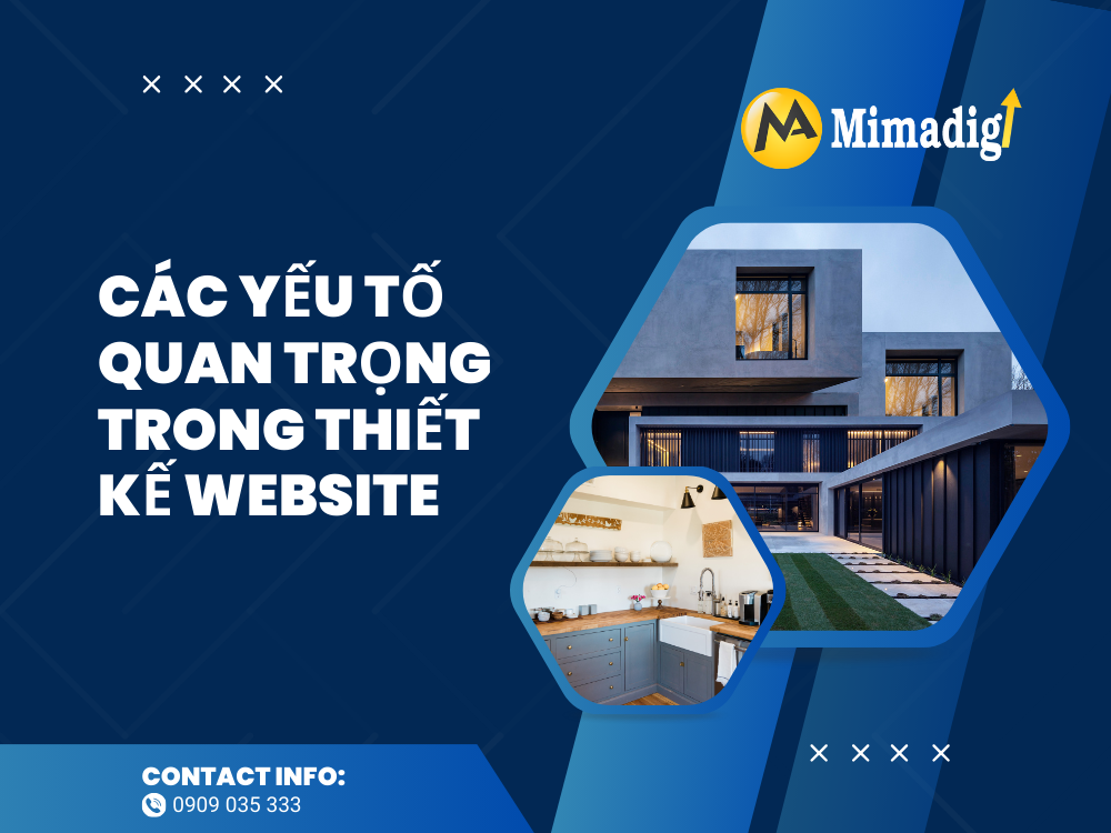 Các yếu tố quan trọng trong thiết kế website bán thiết bị công nghiệp tại mima