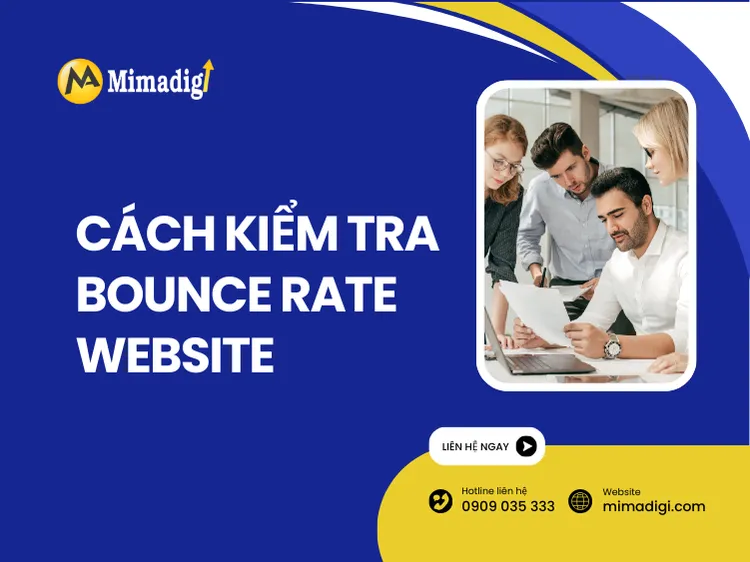 How to check website Bounce Rate at mima