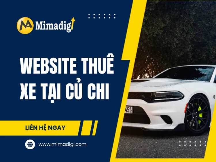 Case Study: Website thuê xe tại Củ Chi sau khi thiết kế cùng MIMA