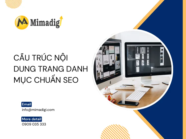 Cấu trúc nội dung trang danh mục chuẩn SEO tại mima