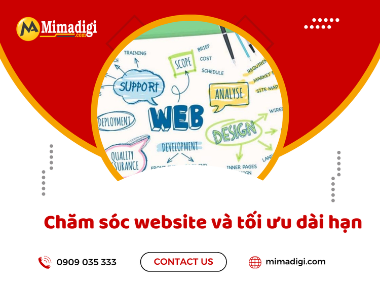 Chăm sóc website và tối ưu dài hạn