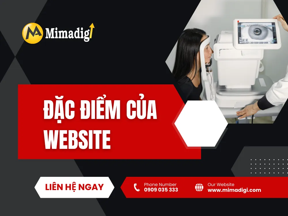 Đặc điểm của website phòng khám chuyên khoa mắt chuyên nghiệp tại mima
