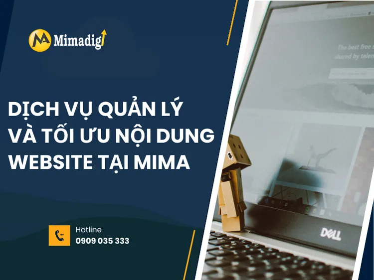 Website Content Management and Optimization Services at MIMA