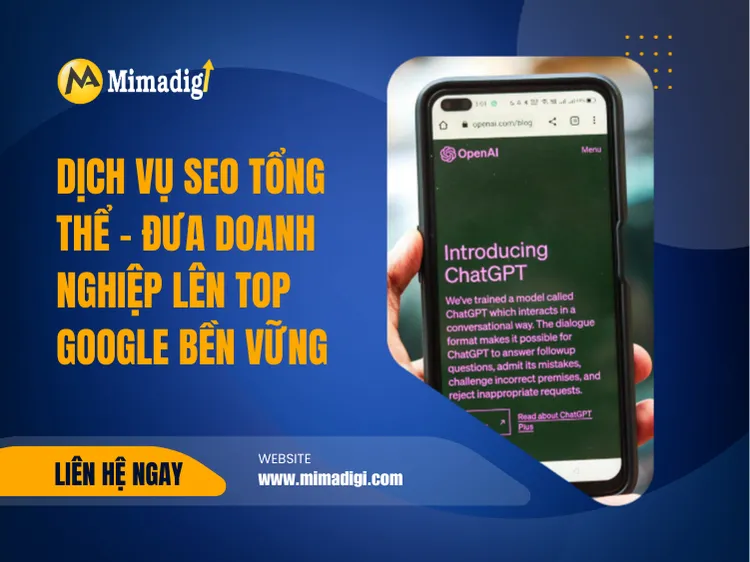 Dịch Vụ SEO Tổng Thể – Đưa Doanh Nghiệp Lên Top Google Bền Vững tại mima