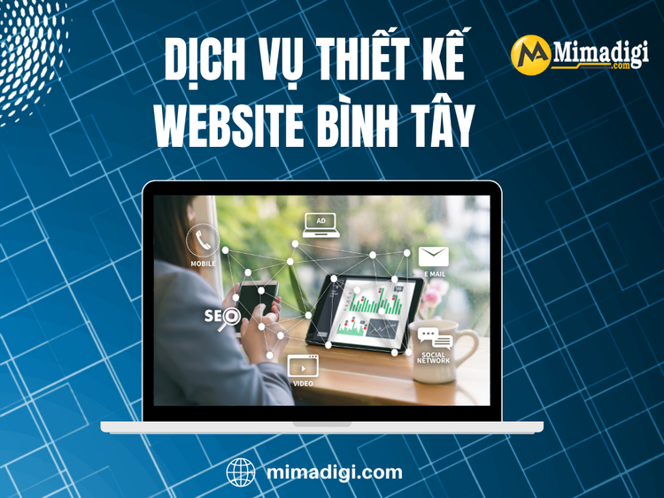 Binh Tay website design service at MIMA TRADING AND SERVICES CO., LTD