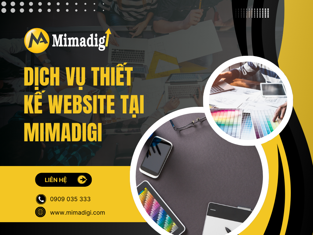 Dịch vụ thiết kế website tại mima