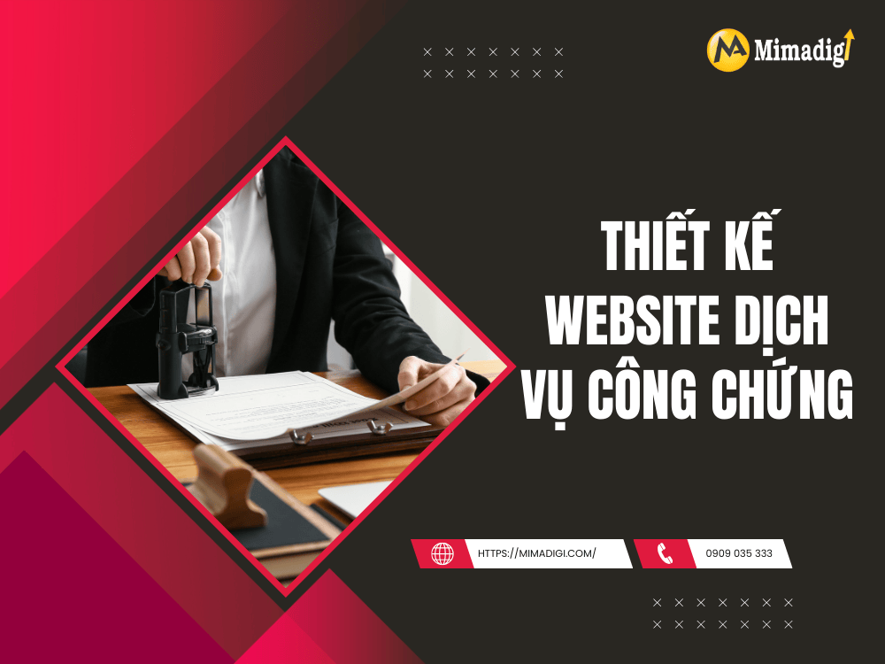 Introduction to Notary Service Website Design at MIMA