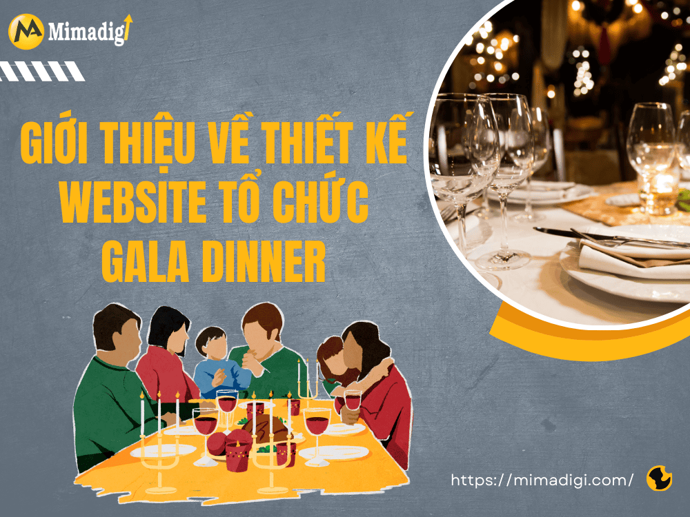 About Gala Dinner Organization Website Design at MIMA