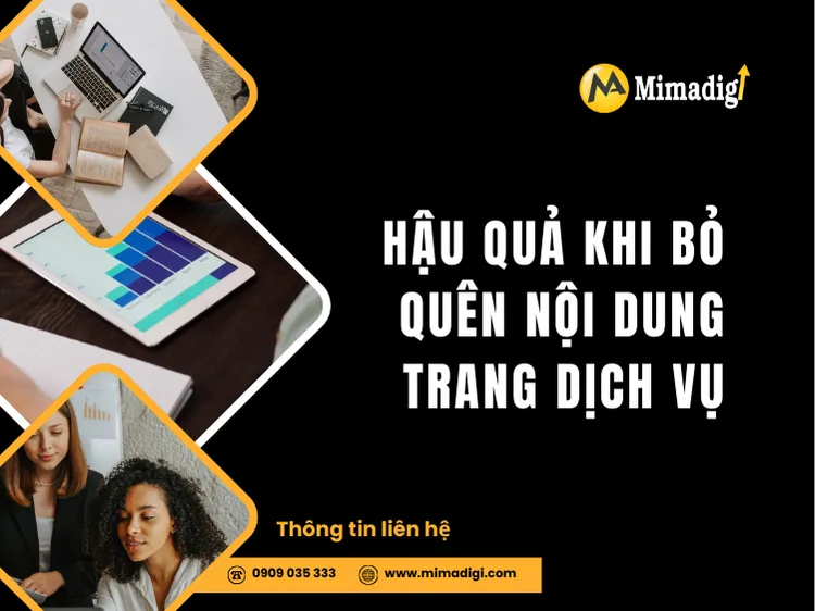 Consequences of Neglecting Service Page Content at mima