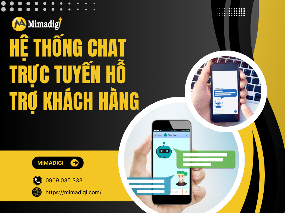 Online chat system to support customers at MIMA