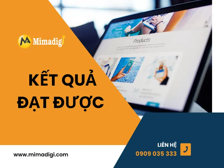 Kết quả đạt được tại mima