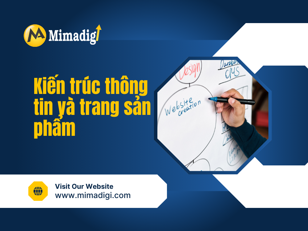 Kiến trúc thông tin và trang sản phẩm tại mima