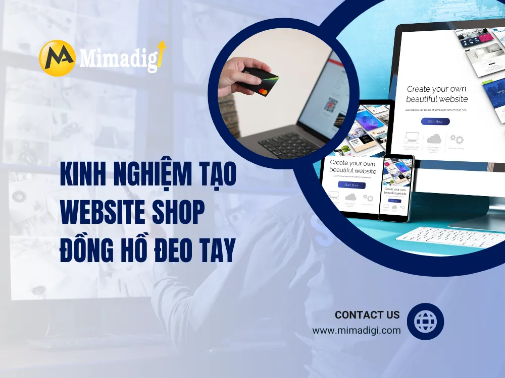 Kinh Nghiệm Tạo Website Shop Đồng Hồ Đeo Tay tại mima