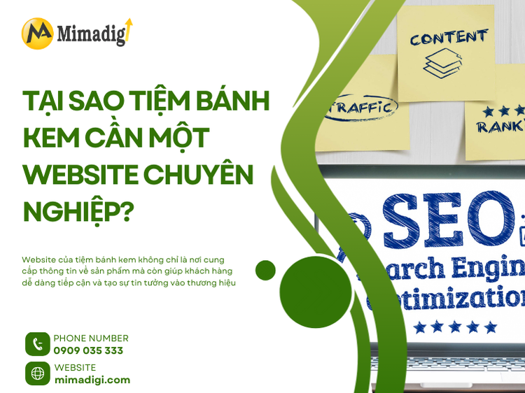 Why Does a Cake Shop Need a Professional Website? at mima