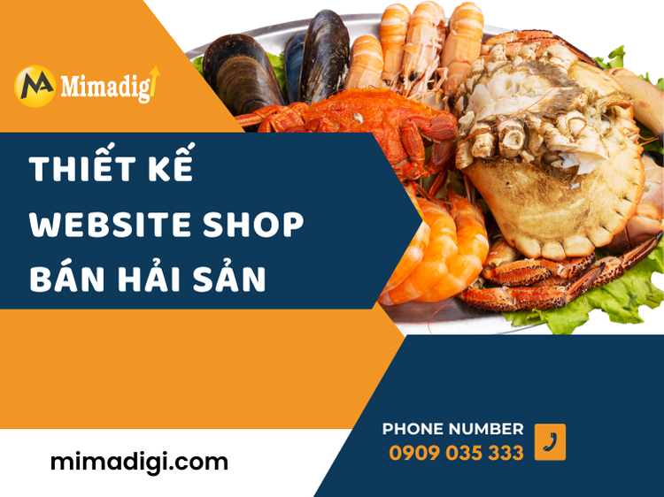 Seafood Shop Website Design: Optimal Solution for Online Business at mima