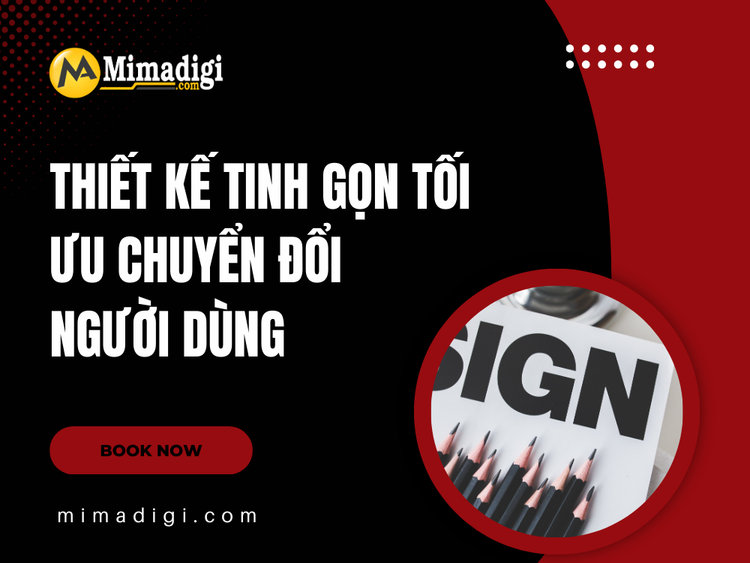 Minimalist Design for User Conversion Optimization