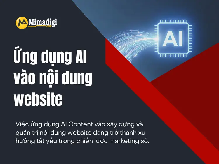 AI Application in Website Content