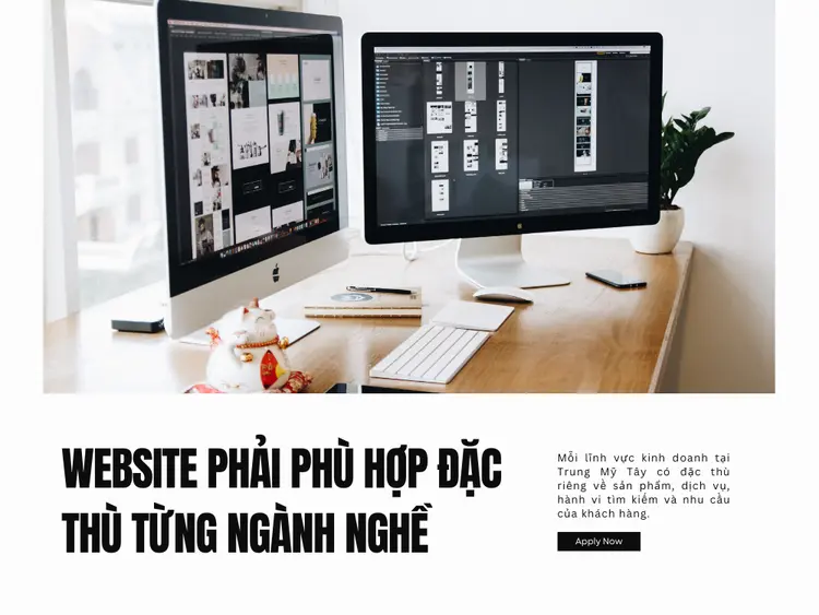 Website Must Suit the Specific Industry Characteristics
