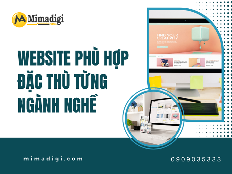 Website Tailored to Specific Industry Characteristics