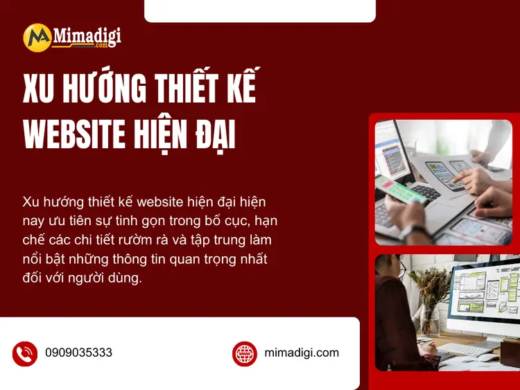 Xu hướng thiết kế website hiện đại cho doanh nghiệp Phú Thọ