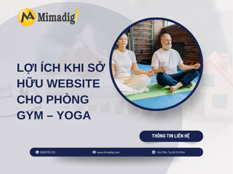 Lợi Ích Khi Sở Hữu Website Cho Phòng Gym – Yoga tại mima