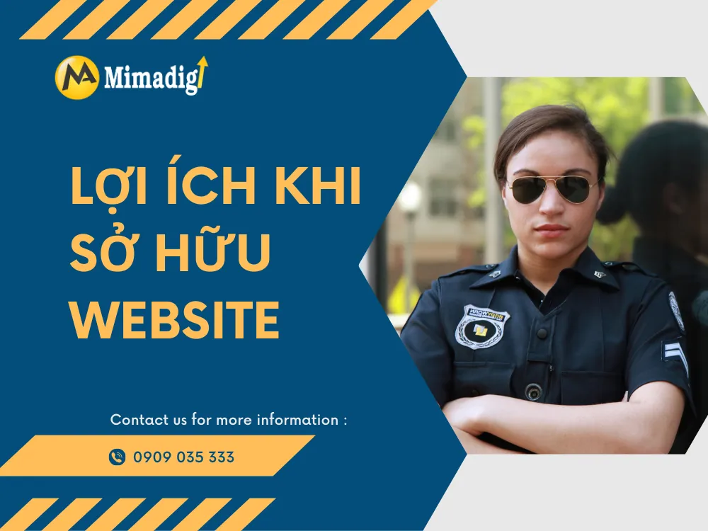 Lợi ích khi sở hữu website dịch vụ bảo vệ chuyên nghiệp tại mima