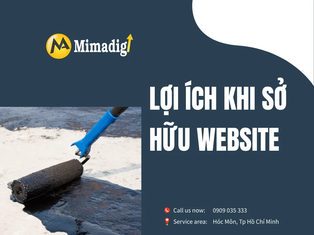 Lợi ích khi sở hữu website dịch vụ chống thấm chuyên nghiệp tại mima