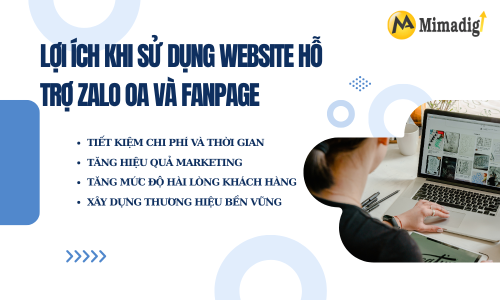 Lợi ích khi sử dụng website tại mimadigi