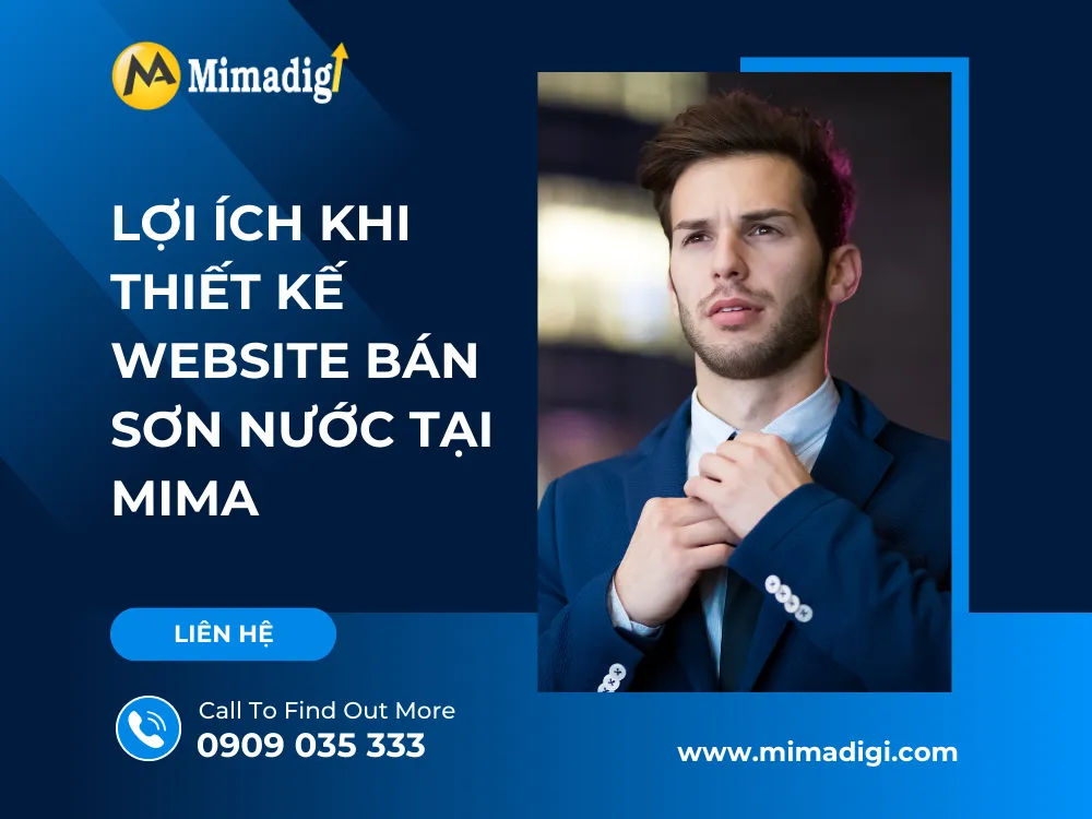 Lợi ích khi thiết kế website bán sơn nước tại MIMA