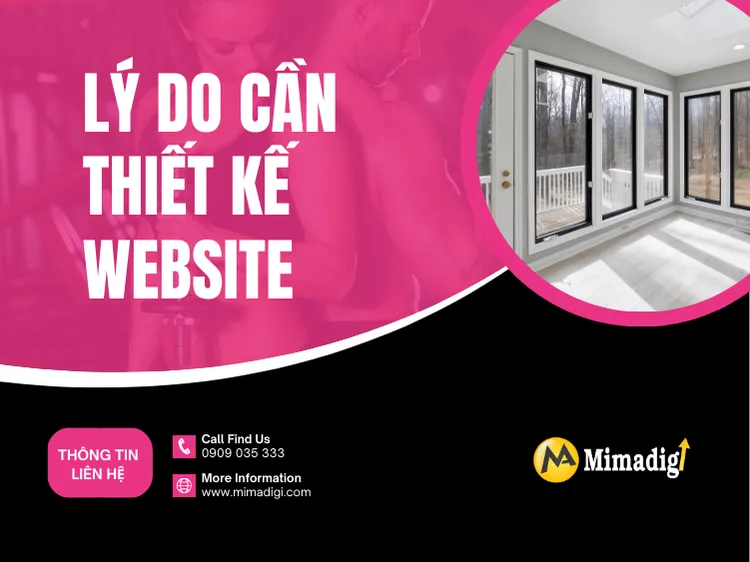 Lý do cần thiết kế website cho thợ sửa cửa cuốn – cửa kính tại mima