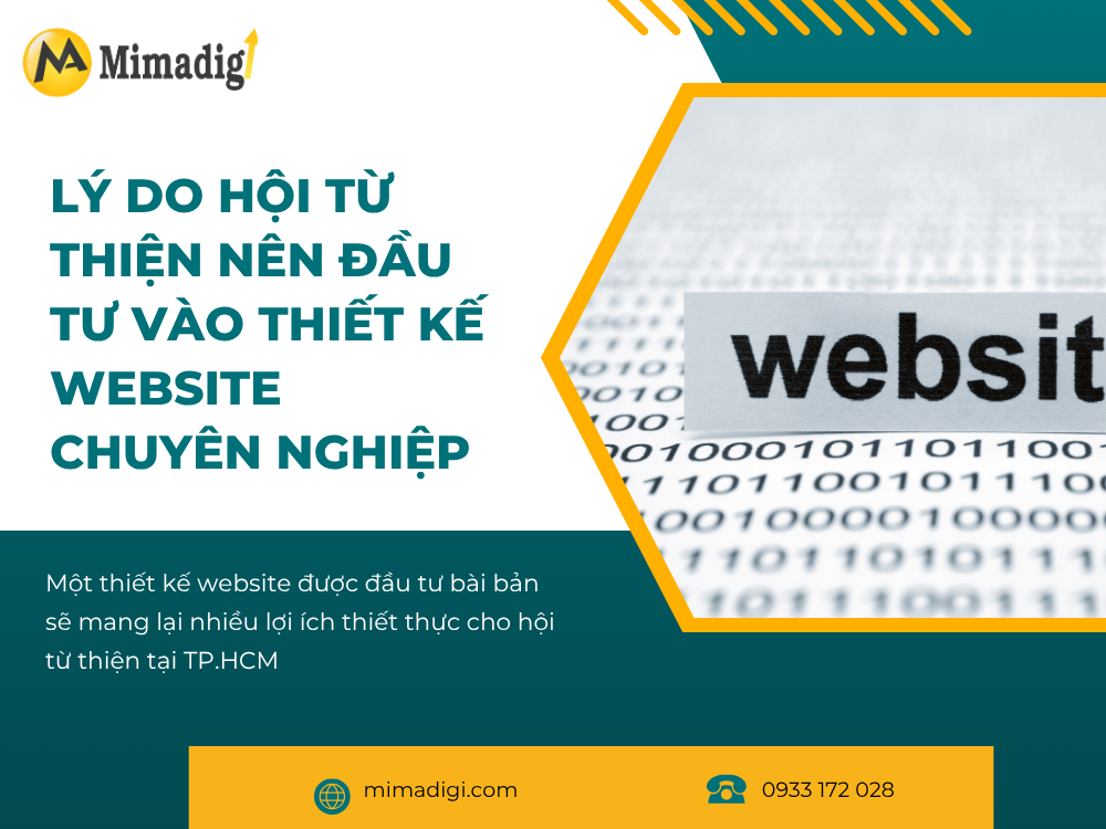 Why Charity Organizations Should Invest in Professional Website Design at mimadigi
