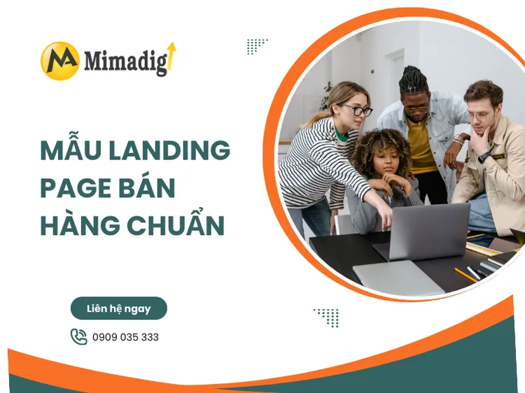 Mẫu Landing Page Bán Hàng Chuẩn – Case mẫu từ MIMA