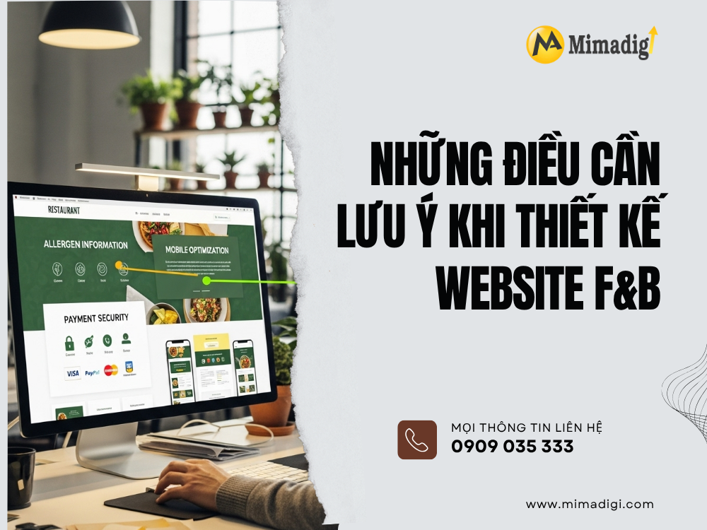 Important Notes for F&B Website Design at mimadigi