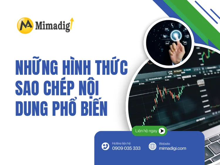 Những hình thức sao chép nội dung phổ biến tại mima