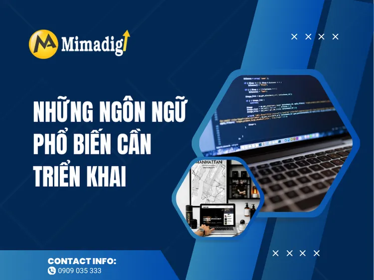 Những ngôn ngữ phổ biến cần triển khai tại mima